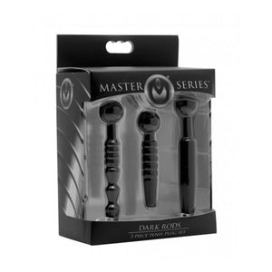 Master Series Dark Rods 3 Piece Silicone Penis Plug Set Buy in Singapore LoveisLove U4ria 