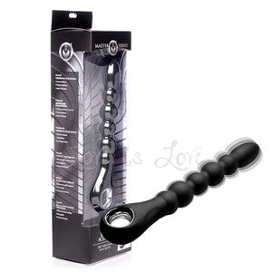 Master Series Dark Scepter 10X Vibrating Silicone Anal Beads Buy in Singapore U4ria LoveisLove
