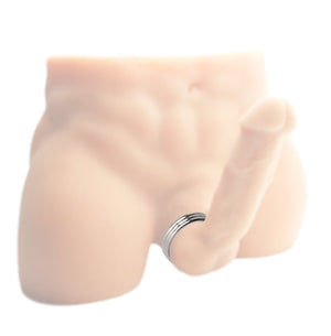 Master Series Echo Stainless Steel Triple Cock Ring 2 Inch