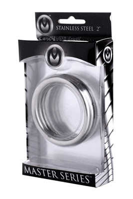 Master Series Echo Stainless Steel Triple Cock Ring 2 Inch