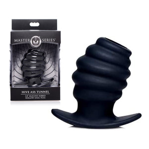 Master Series Hive Ass Tunnel Silicone Ribbed Hollow Anal Plug Small or Large buy in Singapore LoveisLove U4ria