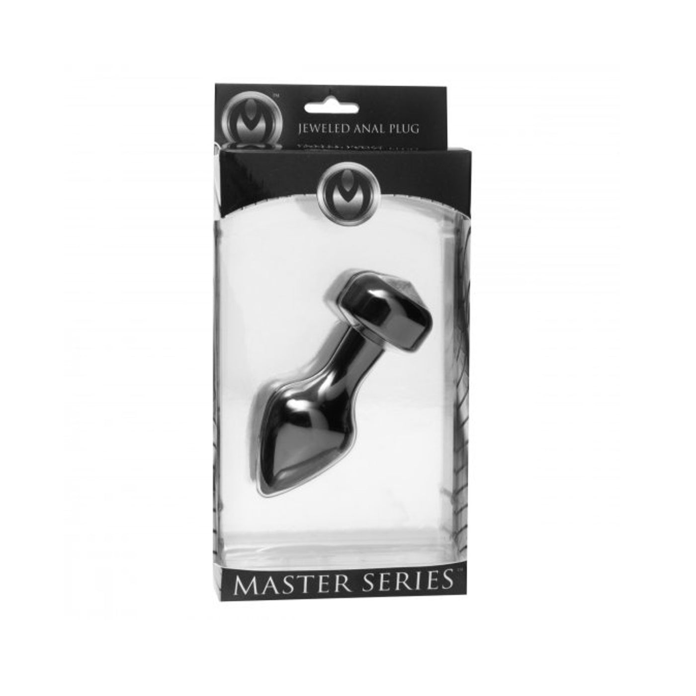 Master Series Spade Petite Jewel Aluminum Anal Plug  Love is Love