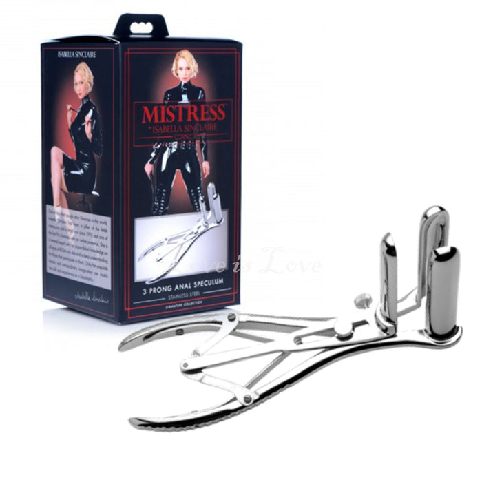 Mistress Isabella Sinclaire 3 Prong Anal Speculum (Authorized Dealer)