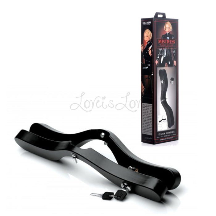 Mistress Isabella Sinclaire E-Stim Locking Humbler