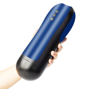 MyToys MyThruster Masturbation Cup with Thrusting and Vibrating Functions in Blue Buy in Singapore LoveisLove U4Ria