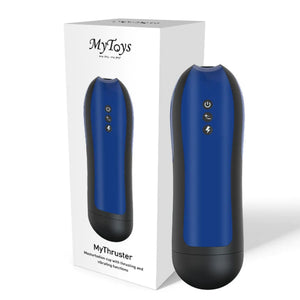 MyToys MyThruster Masturbation Cup with Thrusting and Vibrating Functions in Blue Buy in Singapore LoveisLove U4Ria