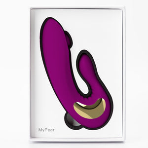 MyToys MyPearl Finger-Like Motion G-spot and Clit Vibrator Sakura or Red Violet Buy in Singapore LoveisLove U4Ria 