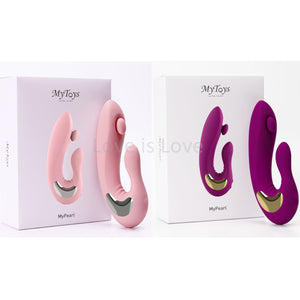 MyToys MyPearl Finger-Like Motion G-spot and Clit Vibrator Sakura or Red Violet Buy in Singapore LoveisLove U4Ria 