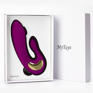 MyToys MyPearl Finger-Like Motion G-spot and Clit Vibrator Sakura or Red Violet Buy in Singapore LoveisLove U4Ria 