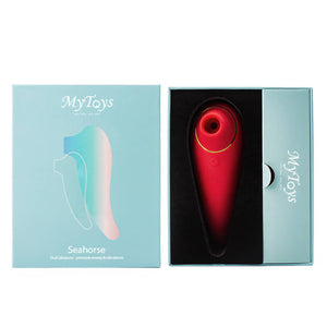 MyToys Seahorse Air Pulse Stimulation and G-spot Vibrator Pink (Dual Use) buy in Singapore LoveisLove U4ria