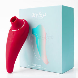 MyToys Seahorse Air Pulse Stimulation and G-spot Vibrator Pink (Dual Use) buy in Singapore LoveisLove U4ria