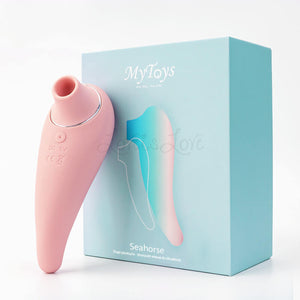 MyToys Seahorse Air Pulse Stimulation and G-spot Vibrator Pink (Dual Use) buy in Singapore LoveisLove U4ria