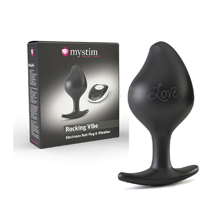 Mystim E-stim Rocking Vibe Butt Plug Small