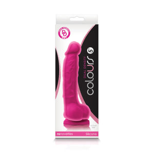 NS Novelties Colours Dual Density 5 Inch Dildo Pink buy in Singapore LoveisLove U4ria