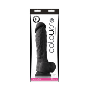 NS Novelties Colours Pleasures Silicone 8 Inch Dildo Black or Purple  Buy Sex Toys In Singapore Love Is Love U4ria