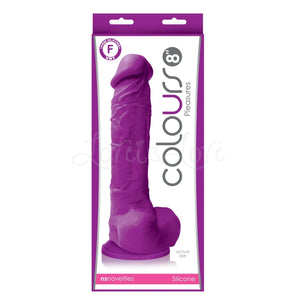 NS Novelties Colours Pleasures Silicone 8 Inch Dildo Black or Purple  Buy Sex Toys In Singapore Love Is Love U4ria