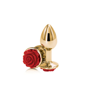 NS Novelties Rear Assets Rose Anal Plug Gold/Red or Silver/Black or Rose Gold/Pink Buy in Singapore LoveisLove U4Ria 