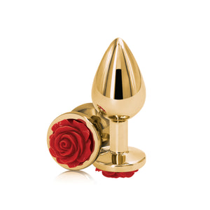 NS Novelties Rear Assets Rose Anal Plug Gold/Red or Silver/Black or Rose Gold/Pink Buy in Singapore LoveisLove U4Ria 