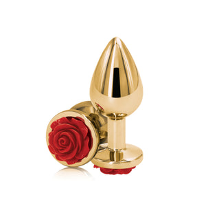 NS Novelties Rear Assets Rose Anal Plug Red Small or Medium buy in Singapore LoveisLove U4ria