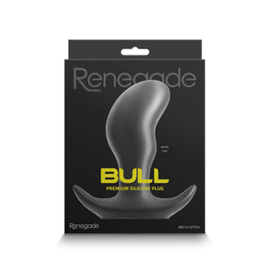 NS Novelties Renegade Bull Premium Silicone Anal Plug Black Small Buy in Singapore LoveisLove U4Ria 