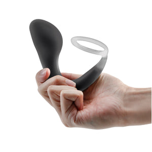 NS Novelties Renegade Slingshot Dual- Layer Silicone Cock RIng & Prostate Stimulator Black Buy in Singapore LoveisLove U4ria 