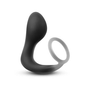 NS Novelties Renegade Slingshot Dual- Layer Silicone Cock RIng & Prostate Stimulator Black Buy in Singapore LoveisLove U4ria 