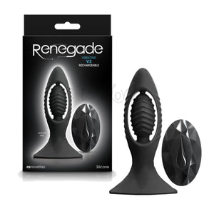 NS Novelties Renegade V2 Rechargeable Anal Plug With Remote Controlled Black Buy in Singapore LoveisLove U4Ria 