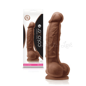 NS Novelties Colours Dual Density 5 Inch Dildo White and Brown buy in Singapore LoveisLove U4ria