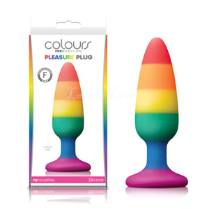NS Novelties Colours Pride Edition Pleasure Plug Rainbow Buy in Singapore LoveisLove U4ria 