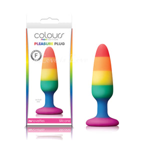 NS Novelties Colours Pride Edition Pleasure Plug Rainbow Buy in Singapore LoveisLove U4ria 