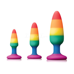 NS Novelties Colours Pride Edition Pleasure Plug Rainbow Buy in Singapore LoveisLove U4ria 