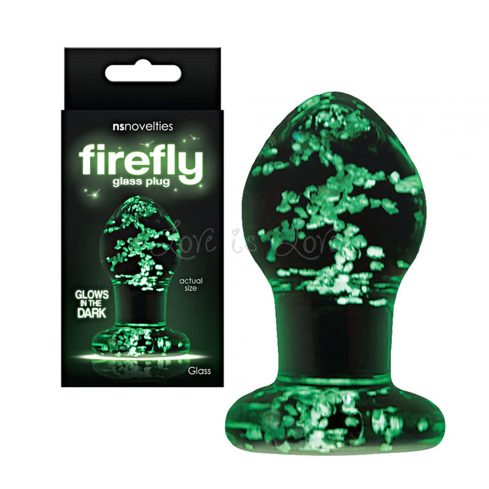 NS Novelties Firefly Glass Clear Glow In The Dark Small