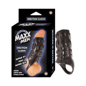 Nasstoys Maxx Men Erection Sleeve in Black Buy in Singapore LoveisLove U4Ria