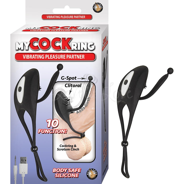 Nasstoys My Cockring Vibrating Pleasure Partner Black