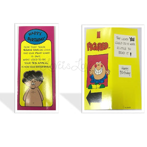 Naughty Birthday Card For Boyfriend, Girlfriend, Husband, Fiancé, Wife, or Significant