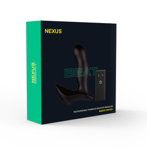 Nexus BEAT Rechargeable Thumping Prostate Massager Black Buy in Singapore LoveisLove U4Ria 