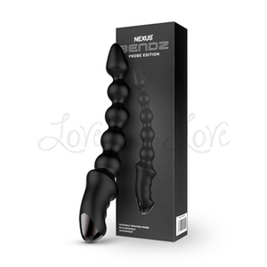 Nexus Bendz Bendable Rippled Vibrating Probe Black Buy in Singapore LoveisLove U4ria