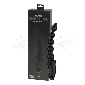 Nexus Bendz Bendable Rippled Vibrating Probe Black Buy in Singapore LoveisLove U4ria