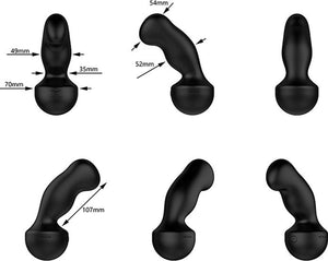 Nexus Gyro Vibe Extreme Shaped for perfect G or P spot play and comes with 2 motors for simultaneous stimulation