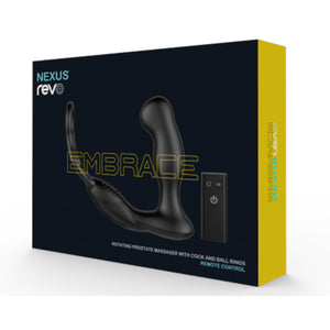 Nexus Revo Embrace Waterproof Remote Control Rotating Prostate Massager Buy in Singapore LoveisLove U4Ria 