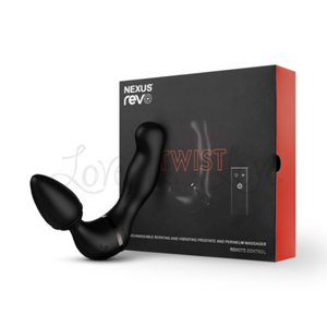 Nexus Revo Twist Interchangeable Rotating and Vibrating Prostate And Perineum Massager Buy In Singapore LoveisLove U4ria