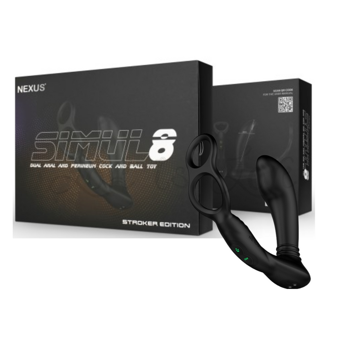 Nexus Simul8 Dual Anal & Perineum Cock and Ball Stimulator (New Stroker Edition)