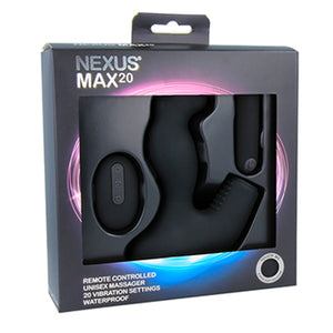 Nexus Max 20 Waterproof Remote Control Unisex Massager buy in singapore LoveisLove U4ria