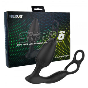 Nexus SIMUL8 Vibrating Double Cock Ring & Butt Plug buy in singapore LoveisLove U4ria