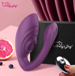Tracy's Dog Nina Vibe Couple Vibrator Purple buy at LoveisLove U4Ria Singapore