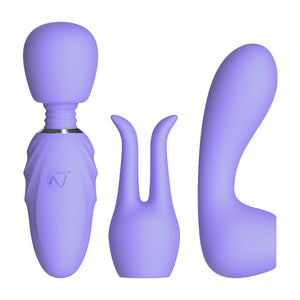 Nomi Tang Pocket Wand Mini Massager With 2 Attachments Lavender or Hot Pink [Authorized Dealer] Buy in Singapore LoveisLove U4Ria