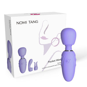 Nomi Tang Pocket Wand Mini Massager With 2 Attachments Lavender or Hot Pink [Authorized Dealer] Buy in Singapore LoveisLove U4Ria