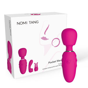 Nomi Tang Pocket Wand Mini Massager With 2 Attachments Lavender or Hot Pink [Authorized Dealer] Buy in Singapore LoveisLove U4Ria