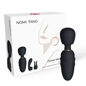 Nomi Tang Pocket Wand Mini Massager With 2 Attachments love is love buy sex toys in singapore u4ria loveislove