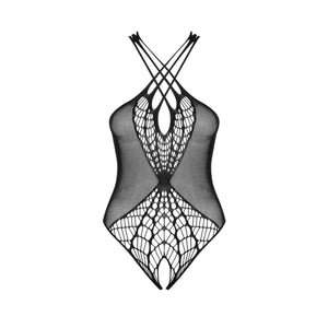 Obsessive B118 Crotchless Fishnet Teddy One Size love is love buy sex toys in singapore u4ria loveislove